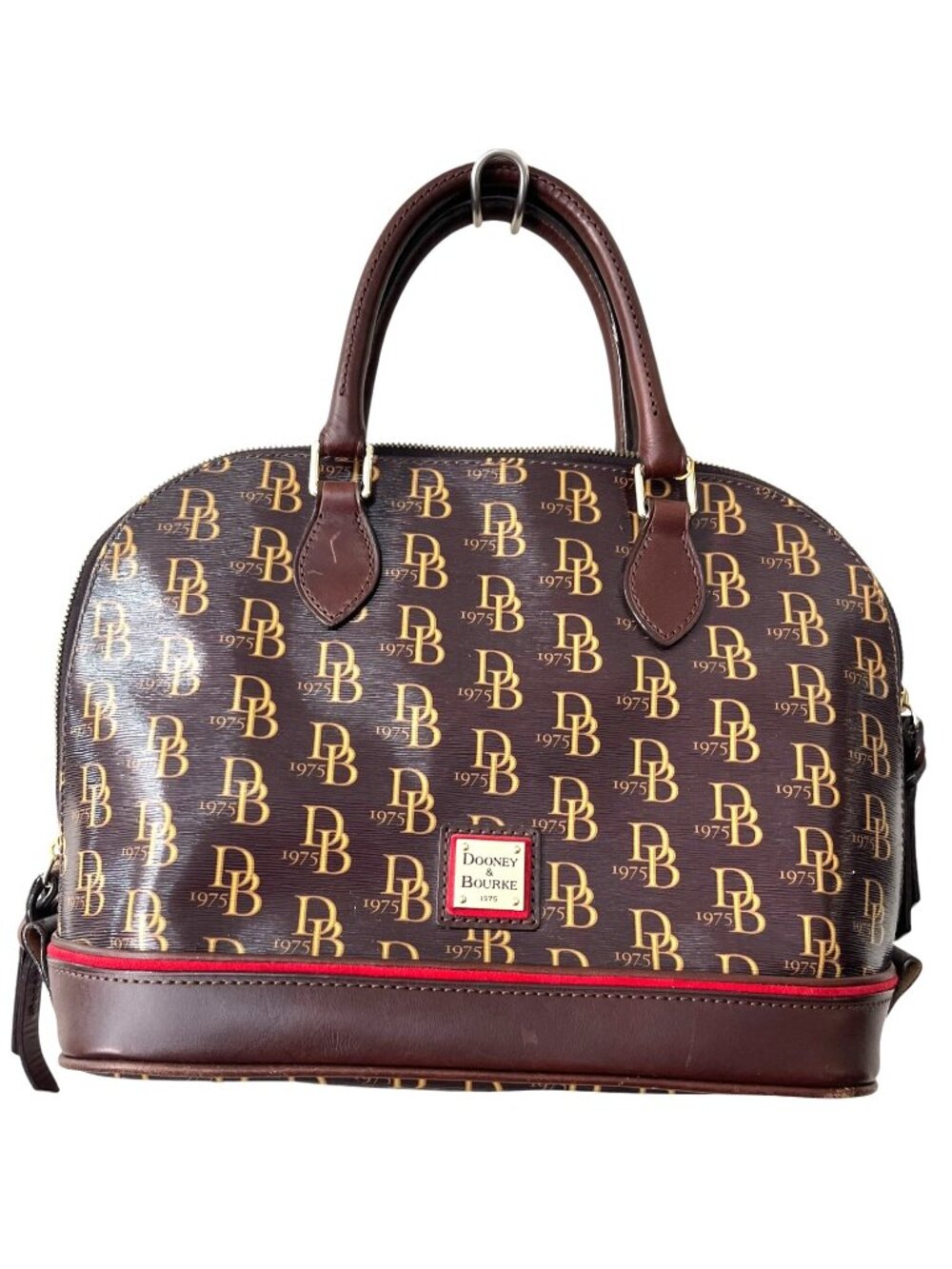 Dooney & Bourke 1975 Signature Brown Purse